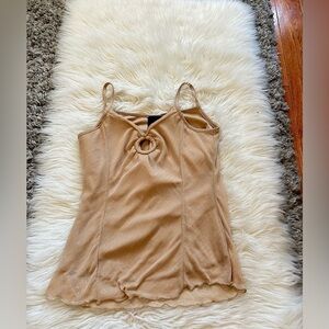 Tan Cami Tank Top